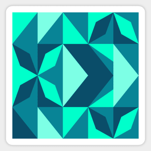 Seamless geometric pattern Sticker